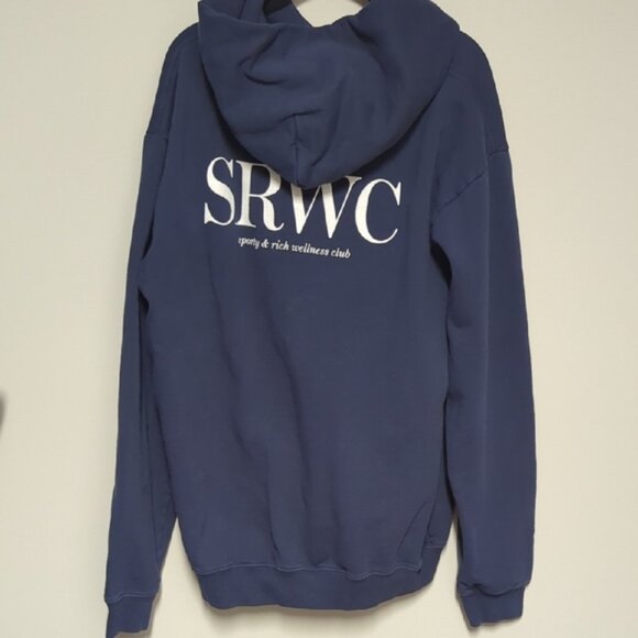 Sporty & Rich Navy Hoodie - Picture 3 of 6